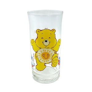 Vintage Pizza Hut Funshine Bear Glass